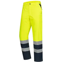 AS Arbeitsschutz Nitras Motion Tex Viz lange Warn-Winterhose | neongelb | Gr. L | Arbeitshose