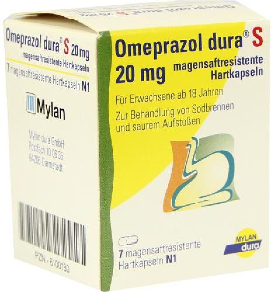 Omeprazol dura S 20mg