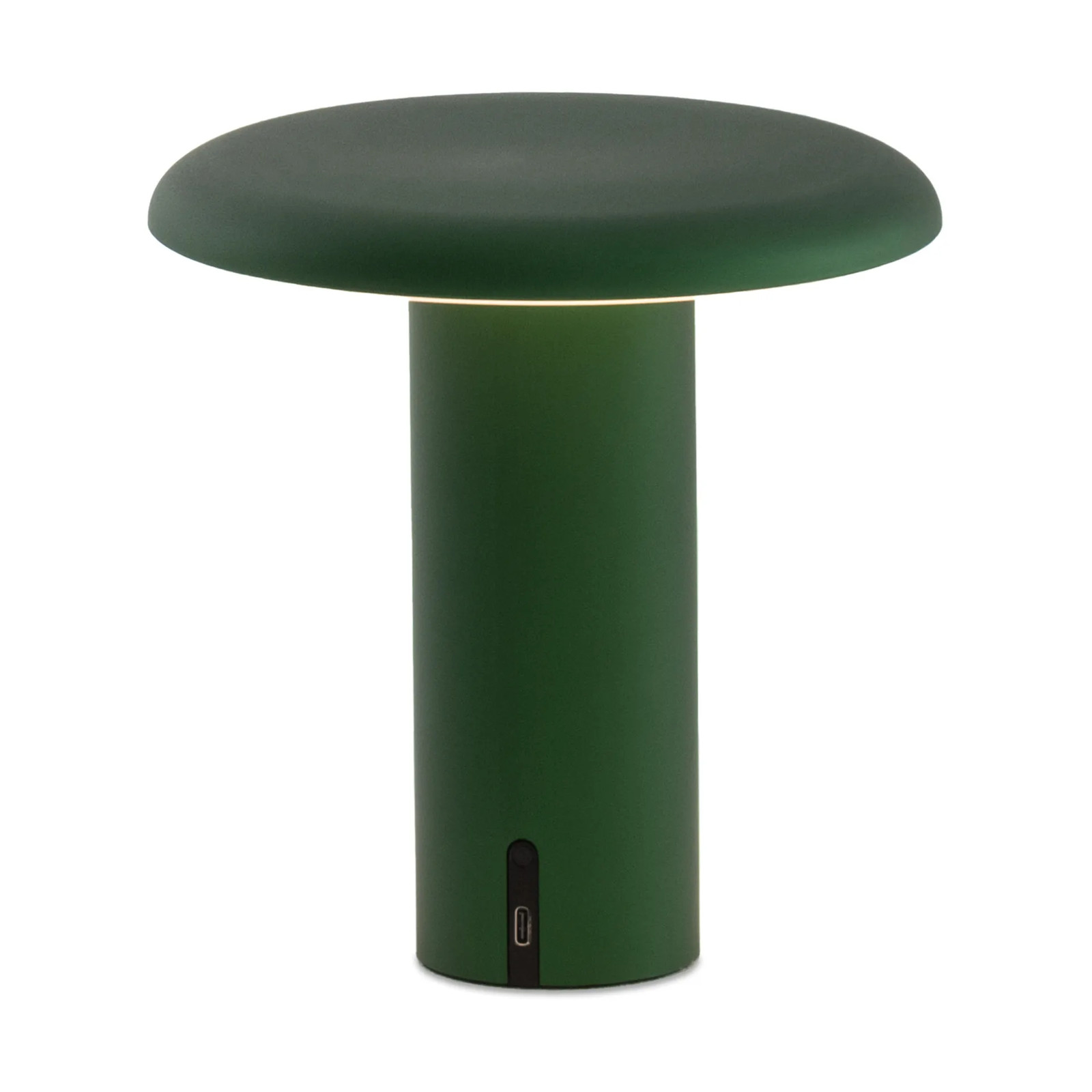 Artemide Takku draagbare tafellamp Geanodiseerd groen