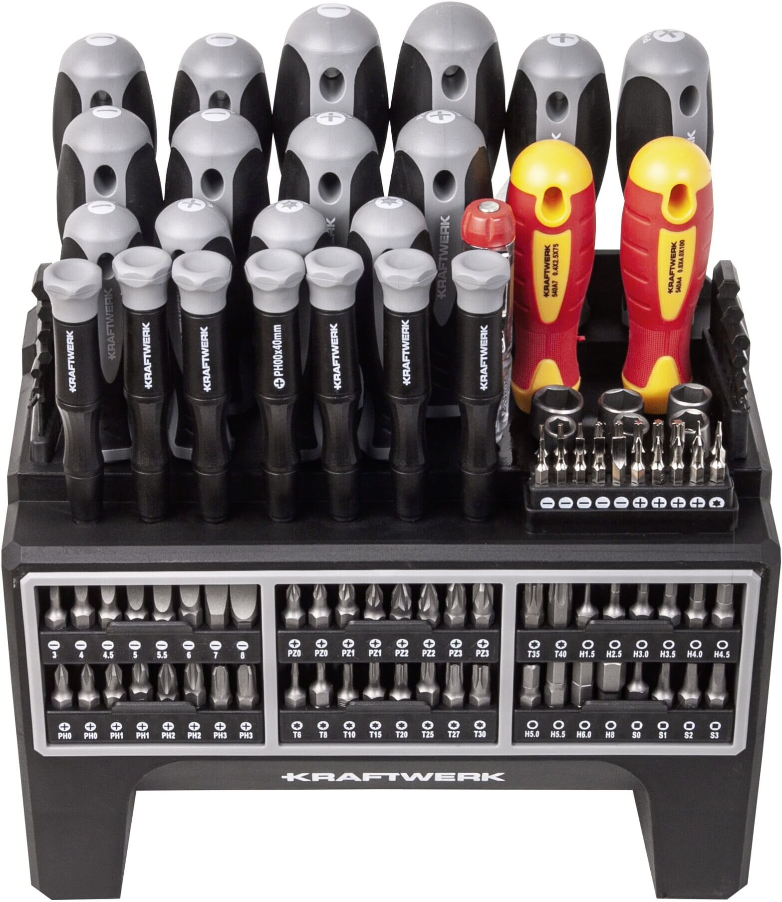 Kraftwerk Schraubendreher und Bit Set,114-tlg. (305.306.114)