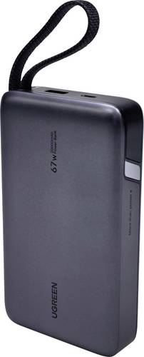 UGREEN Powerbank 20000 mAh USB PD 3.0 Li-Ion Schwarz (metallic) Statusanzeige