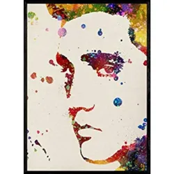 POSTER Elvis Presley Aquarell A4 Rahmenlos