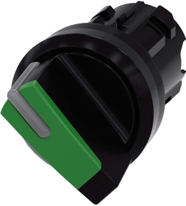 Siemens Indus.Sector Interrupteur à bouton 22 mm, rond, vert 3SU1002-2BF40-0AA0 (3SU10022BF400AA0)