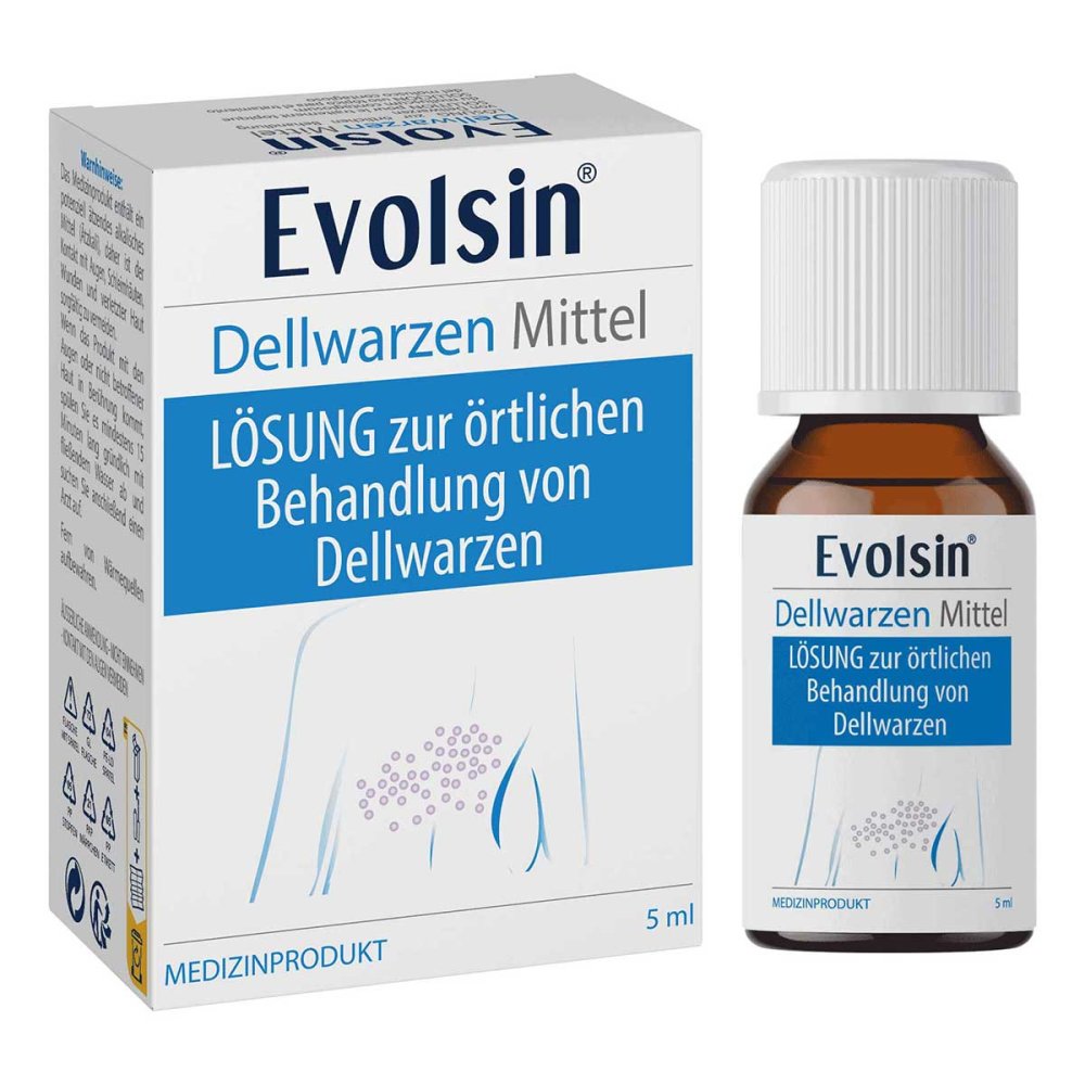 Evolsin medical UG (haftungsbeschränkt) Evolsin Dellwarzen Mittel Lösung 19525260