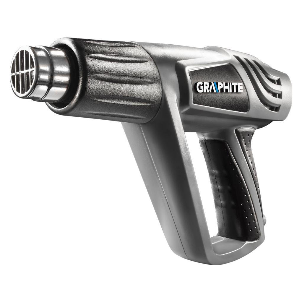 Graphite Heat gun 2000W, temperature range: I: 25 ° C, II: 350 ° C, III: 550 ° C, housing (59G522)