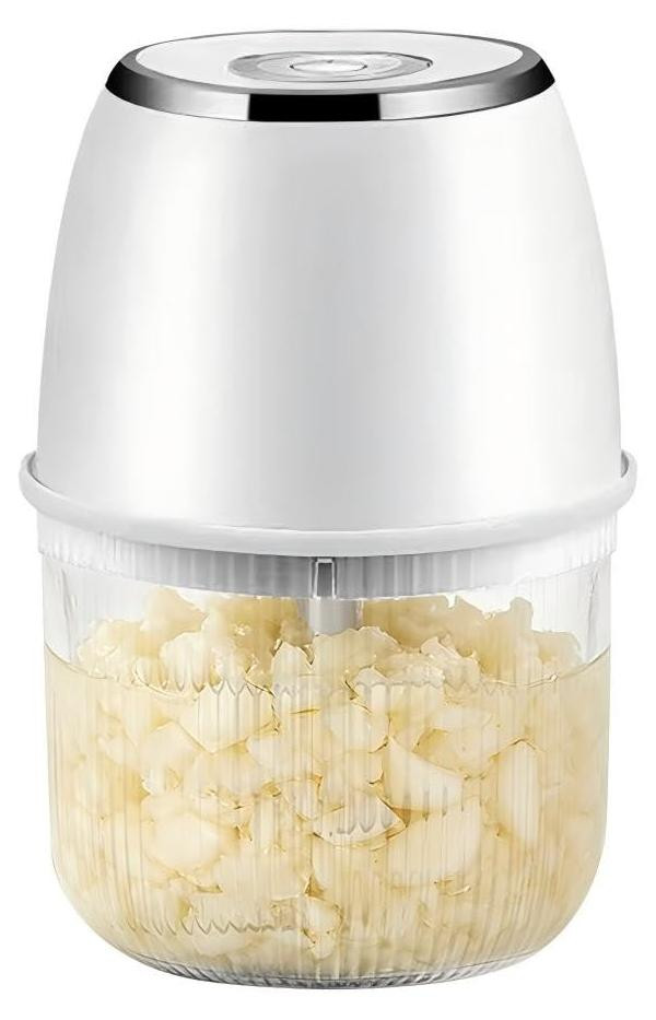 Dripio Elektrische mini-uienhakker, 350 ml, wit