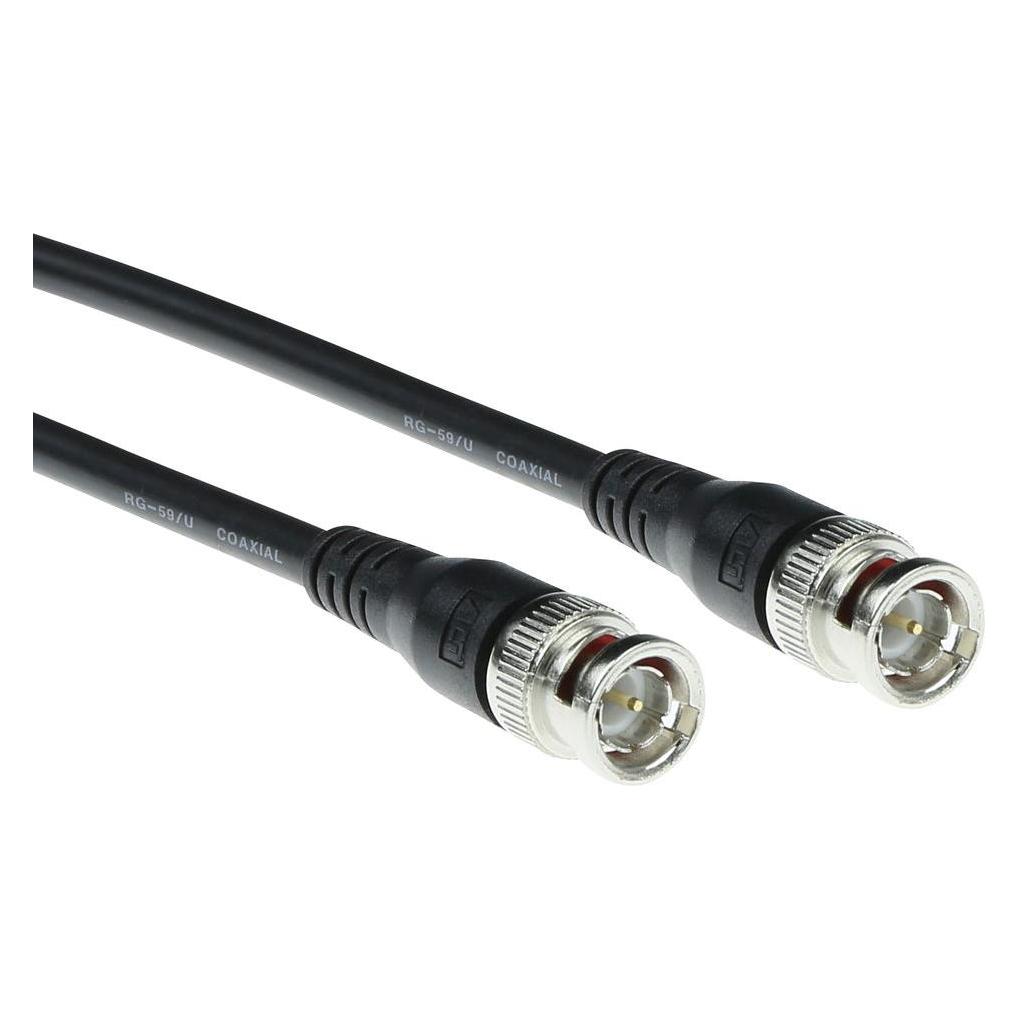 ACT RG-59 patch cable black 75 Ohm 10,00 m CABLE RG59 2XBNC 10.00M (75 dB) (Q7110M)