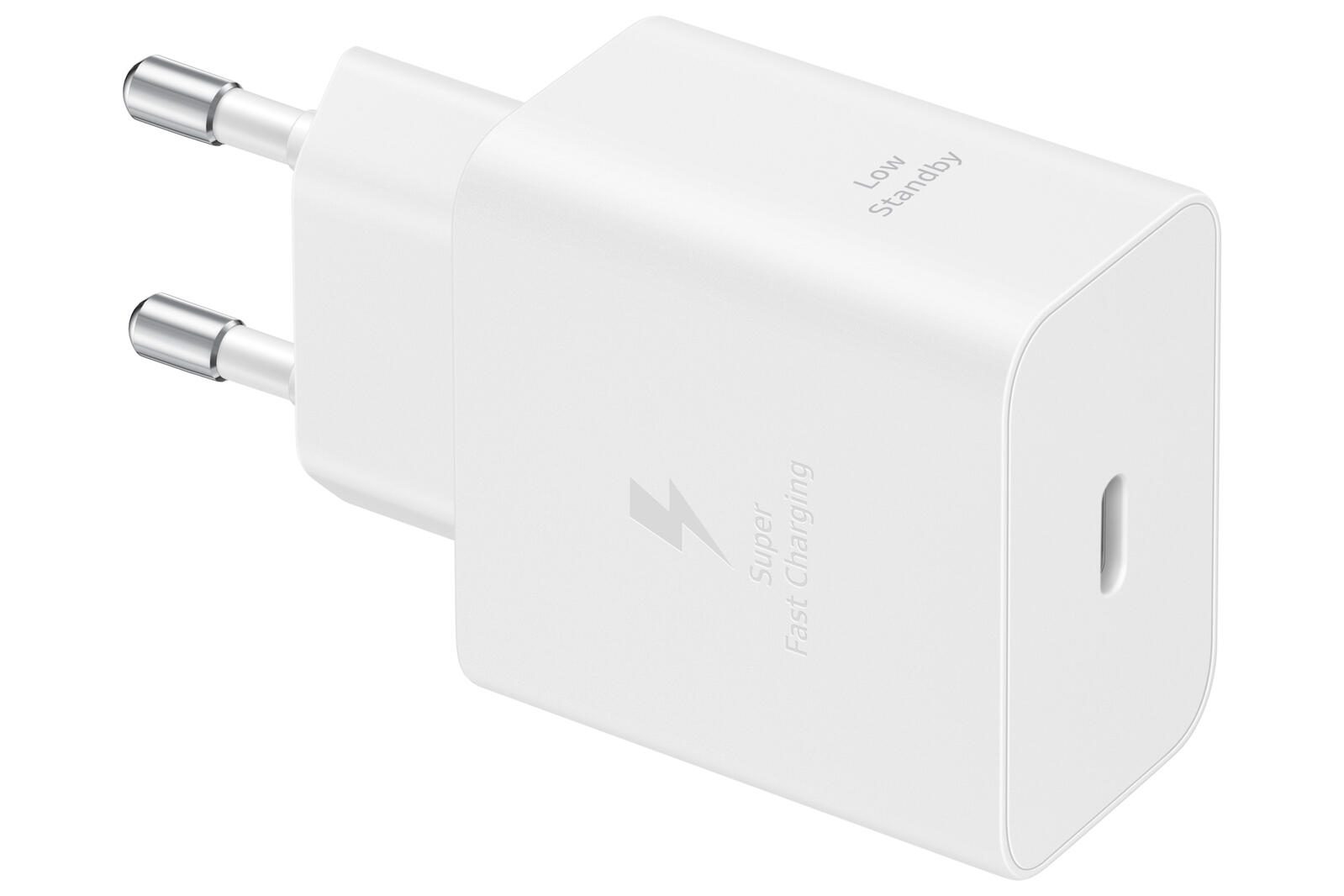Samsung EP-T4511 45W USB-C Schnellladegerät, weiß EP-T4511NWEGEU