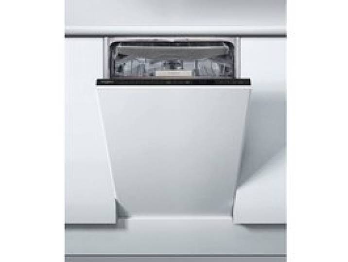 Lave-vaisselle encastrable étroit blanc - WHIRLPOOL - Commande électronique - Programme automatique