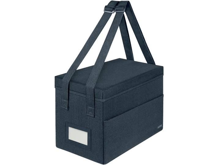 Desk Sharing Tasche Leitz Kompakt mit Deckel Anthrazit - Büroorganizer