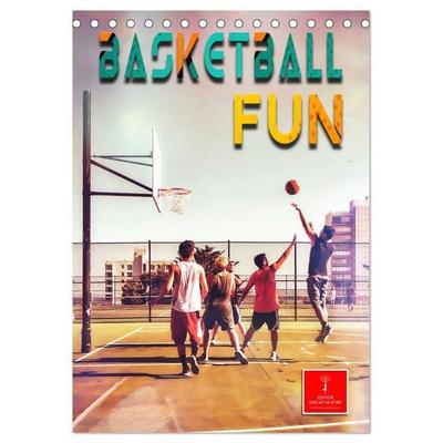 Basketball Fun (Tischkalender 2027 DIN A5 hoch), CALVENDO Monatskalender