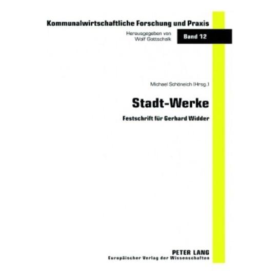 Peter Lang Stadt-Werke (Deutsch, Hardcover) (67834191)