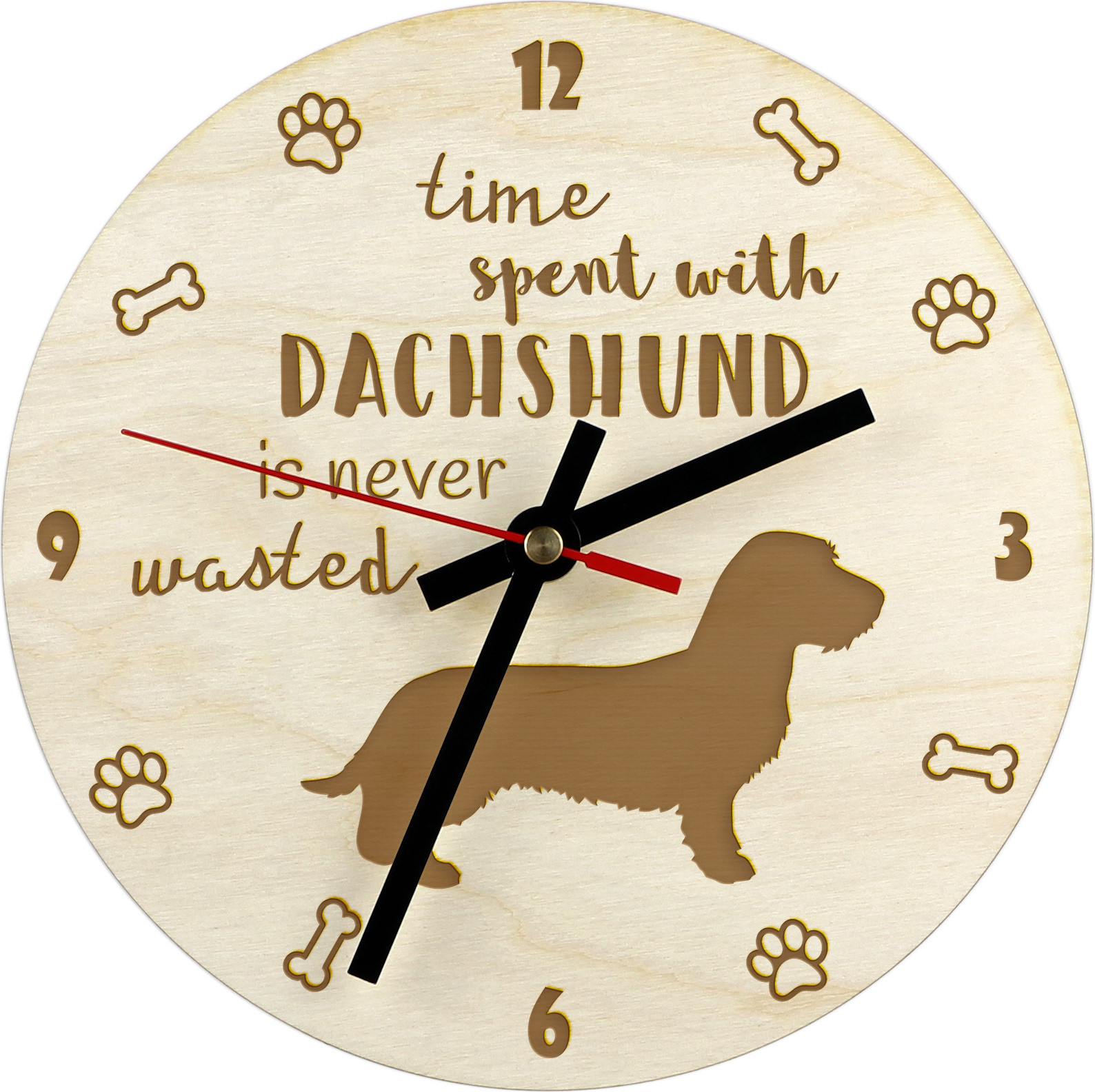 Art-Dog Wandklok Teckel I