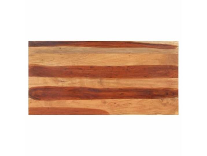PTUGUOF Tischplatte 120x60 cm Massivholz Palisander Rustikaler Charme, Tropisches Hartholz, Feucht Abwischbar, Kompatibel mit Tischbeinen