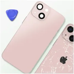 Clappio Gehäuse + Akkudeckel Ersatzteil (Apple iPhone 13 mini), Mobilgerät Ersatzteile, Rosa