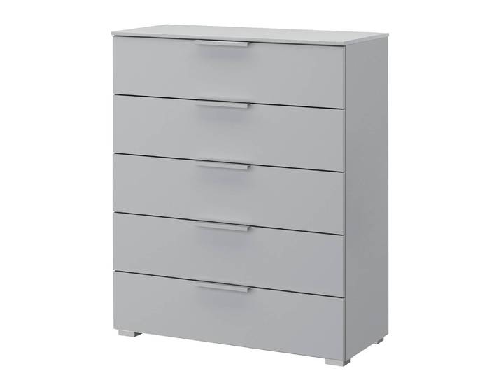 Kommode x5 80cm Grau/Seidengrau Korpusfarbe