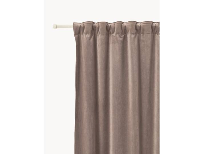 Rideaux en velours multi-bandes Rush, 2 pièces, larg. 135 cm