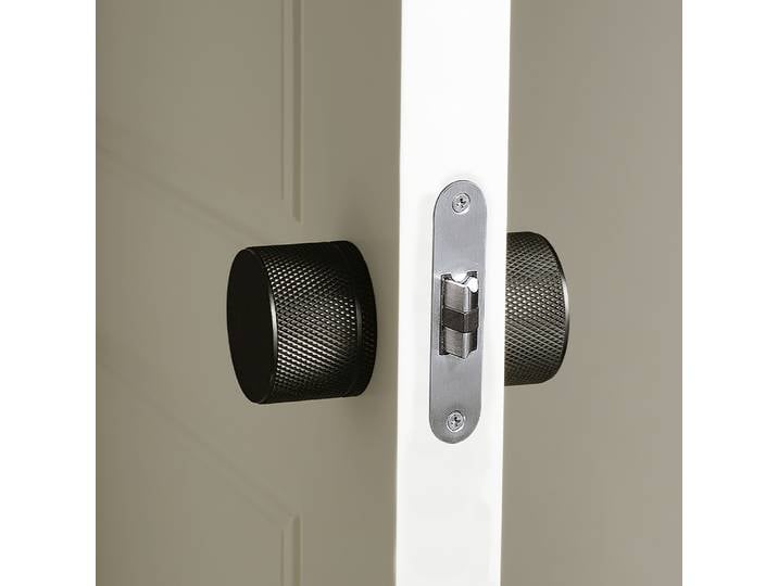 DOOROOM nouvelles serrures de confidentialité sans clé serrures de porte de salle de bain à domicile serrures de presse intérieure en or noir serrures de porte rondes minimalistes