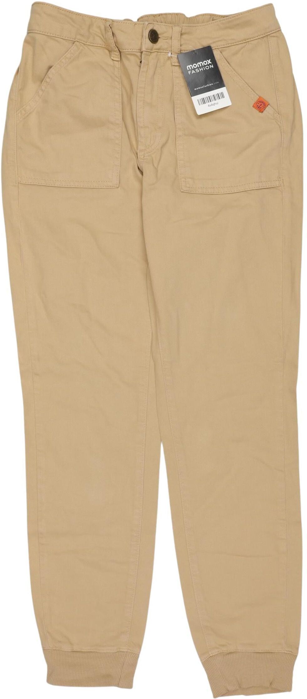 Adenauer & Co Damen Jeans, Beige, Gr. W26, Baumwolle / Elasthan - Second Hand