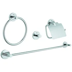 Grohe Master Bad-Set 4 in 1 Essentials 40776 chrom, 40776001 40776001