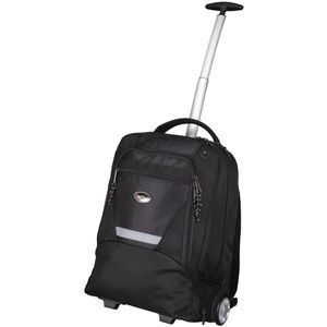 LightPak Business-Trolley Master 46005, mit Rucksackfunktion, 2 Rollen, Weichschale, Laptopfach 17''