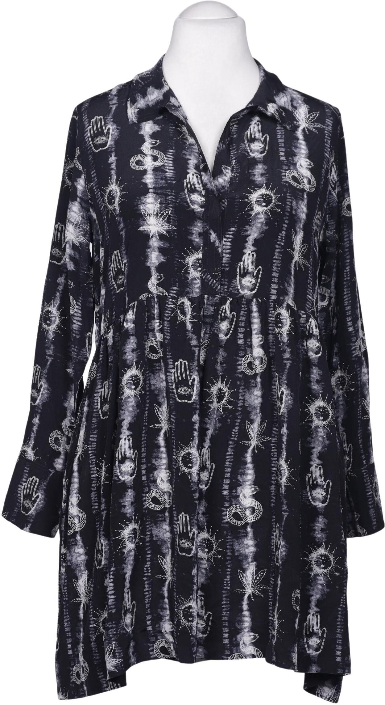 Sandro Damen Kleid, Mehrfarbig, Gr. EU 40 (Sandro 3), Seide - Second Hand