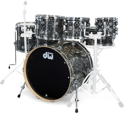 DW Finish Ply Silver Abalone 7pcs Silver Abalone
