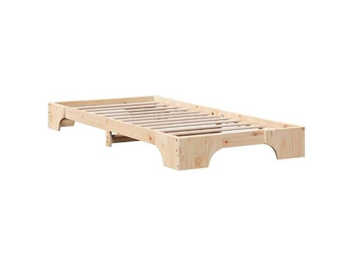 Lit 1 place 90x200cm - VIDAXL - Structure/Cadre de lit - Pin massif Bois massif en pin L2734