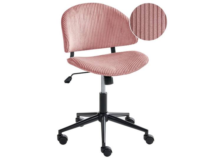 BÜROSTUHL Cord Rosa Kiana