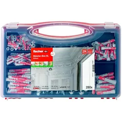 Fischer, Dübel, Meister-Box XL Altbau + S (280 Stk.)
