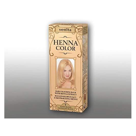 Venita - Henna Color Coloring Lotion From Henna 1 Sunnyond 75Ml (Blond) (5902101710640)