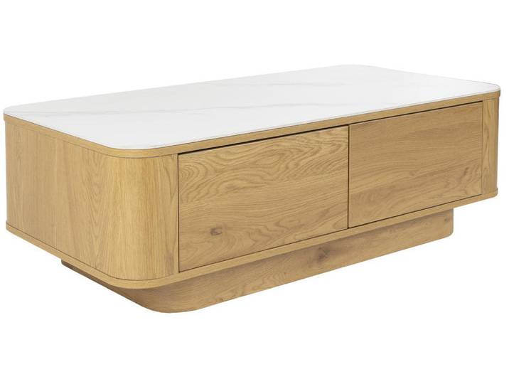 Couchtisch Almira – aus Spanplatte - Braun - Luxusbetten24