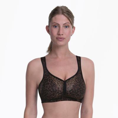Sport-BH ANITA ACTIVE "Air Control Delta Pad", Damen, Gr. 80, Cup B, braun, Obermaterial: 49% Polyamid, 39% Polyester, 12% sonstige Fasern, BHs Sport-BH