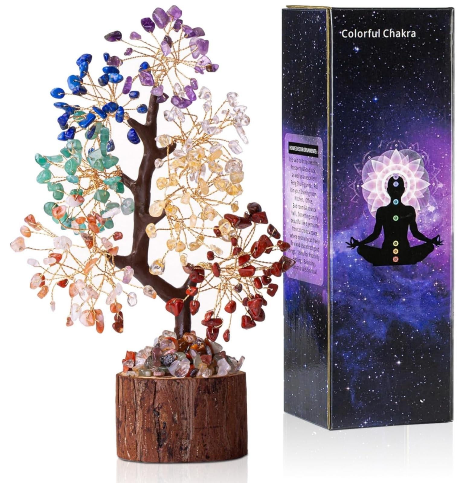 Amethist Kristallen Levensboom Decoratie - 25 cm