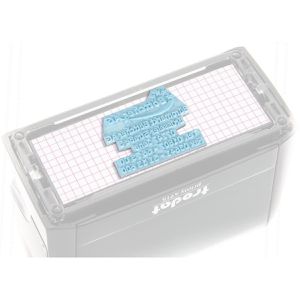 Böttcher-AG Textplatte Office, mit 6 Zeilen Wunschtext oder Logo