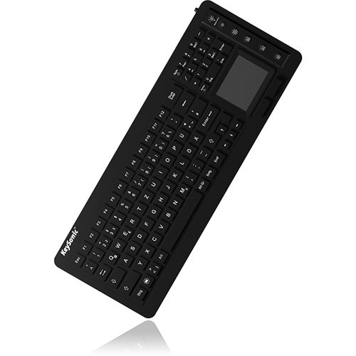 KeySonic KSK-6231 USB Englisch schwarz (kabelgebunden)