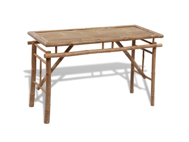 Maison Exclusive - Table De Brasserie Avec 2 Bancs 100 Cm Bambou