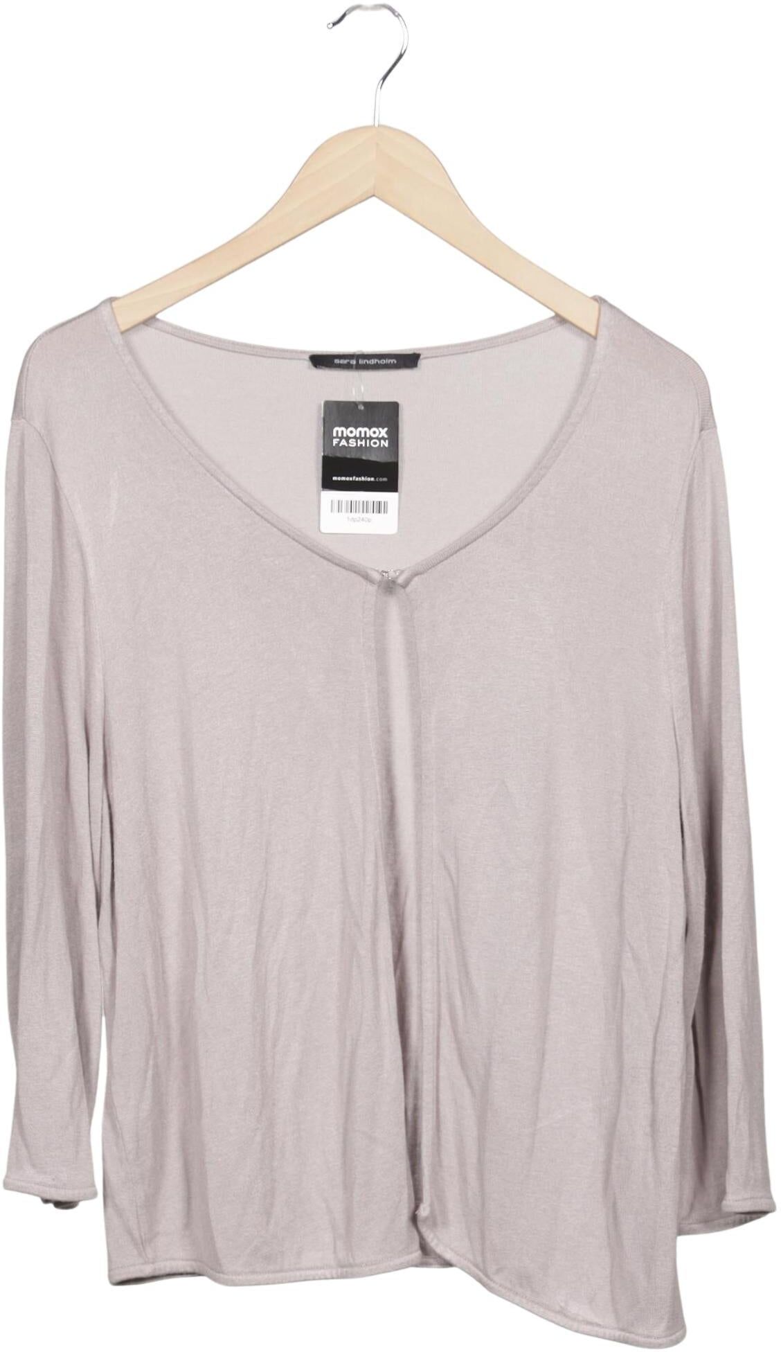 Sara Lindholm Damen Strickjacke, Grau, Gr. M, Viskose - Second Hand