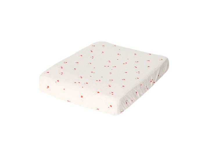 Garbo&Friends Matelas à langer Poppy Seersucker 50x70x15 cm