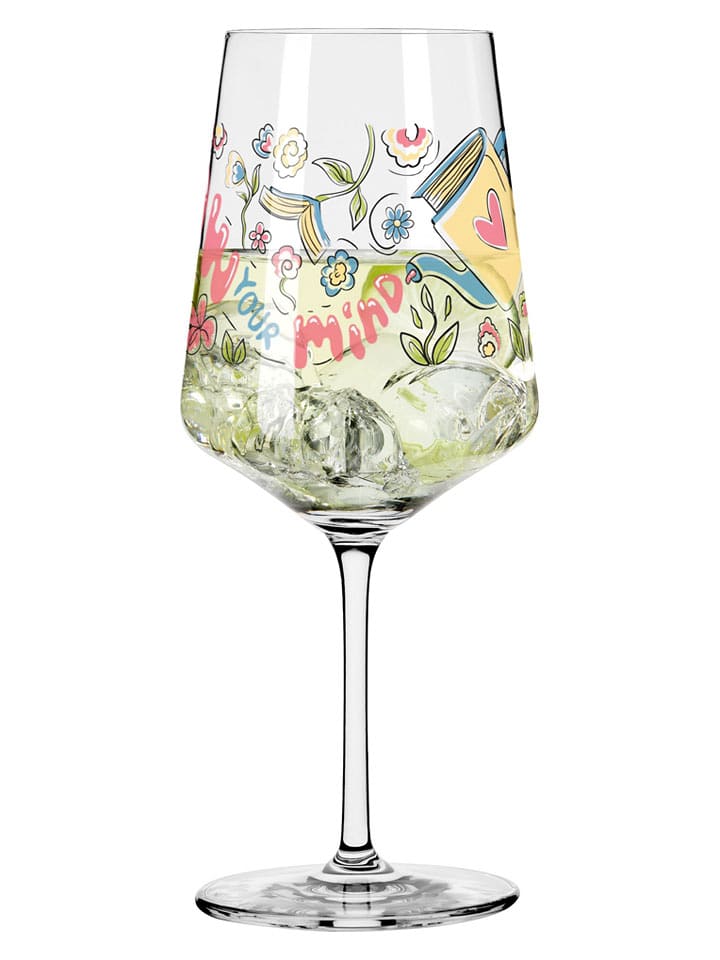 RITZENHOFF Cocktailglas "Online Books" in Rosa/ Gelb/ Blau - 544 ml - onesize