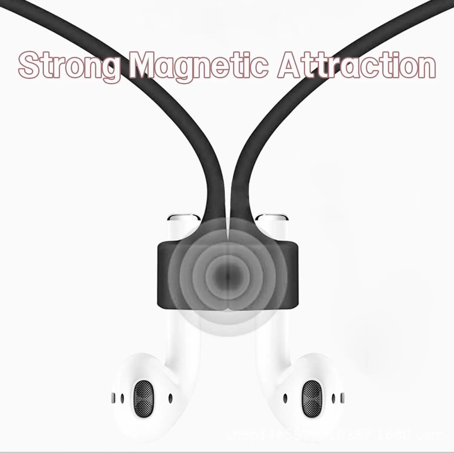 INF Sangle magnétique pour Airpods 2, Airpods Pro 2/3
