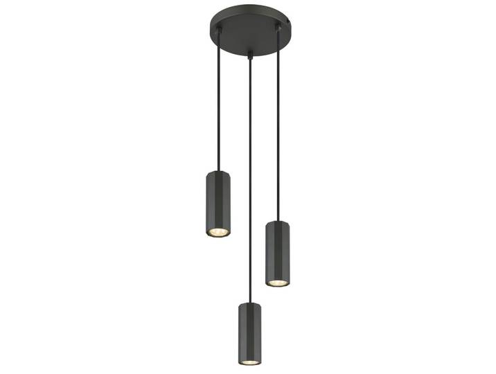 Globo Hängeleuchte James, Grau, Metall, länglich, 21x120x21 cm, CE, beliebig kürzbar, Lampen & Leuchten, Innenbeleuchtung, Hängeleuchten, Pendelleuchten