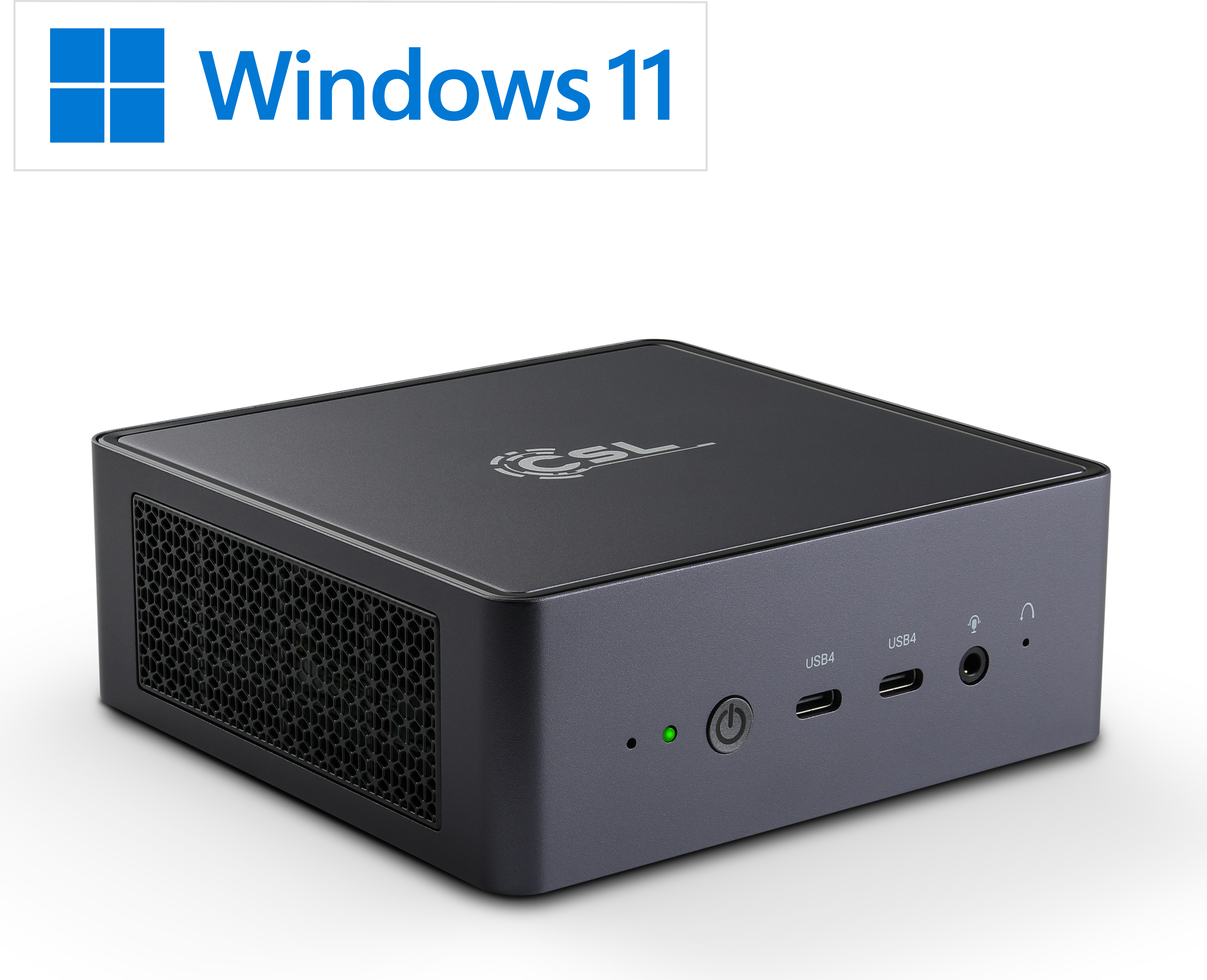 Mini-PC CSL VenomBox 7640HS / 64GB / 1000 GB M.2 SSD / Windows 11 Pro