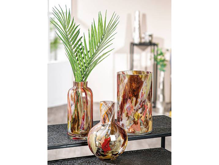 Vase Roslin bombé Ø 16cm Marron