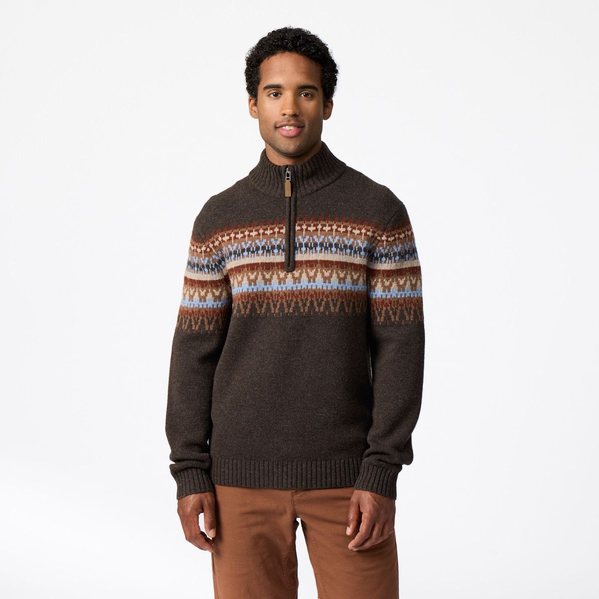 Royal Robbins Arch Rock 1/4 Zip turkish coffee htr kirkwood pt (867) S Y12600130867S