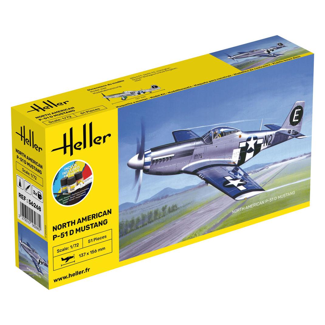 Heller STARTER KIT P-51 Mustang (56268)