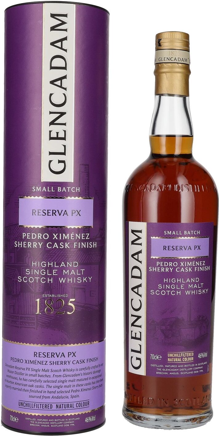 Glencadam RESERVA PX Small Batch 46% Vol. 0,7l in Geschenkbox