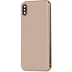 Clappio Gehäuse + Akkudeckel Ersatzteil (Apple iPhone XS Max), Mobilgerät Ersatzteile, Rosa