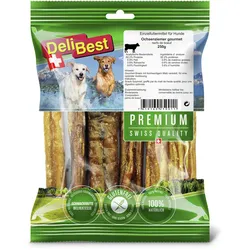 DeliBest Ochsenziemer Premium 15 Centimeter Hundekauartikel 250 Gramm