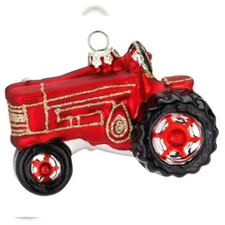 Inges Glas Christbaumschmuck Glas Trecker Traktor Weihnachtskugeln Weihnachtsbaum Bauernhof